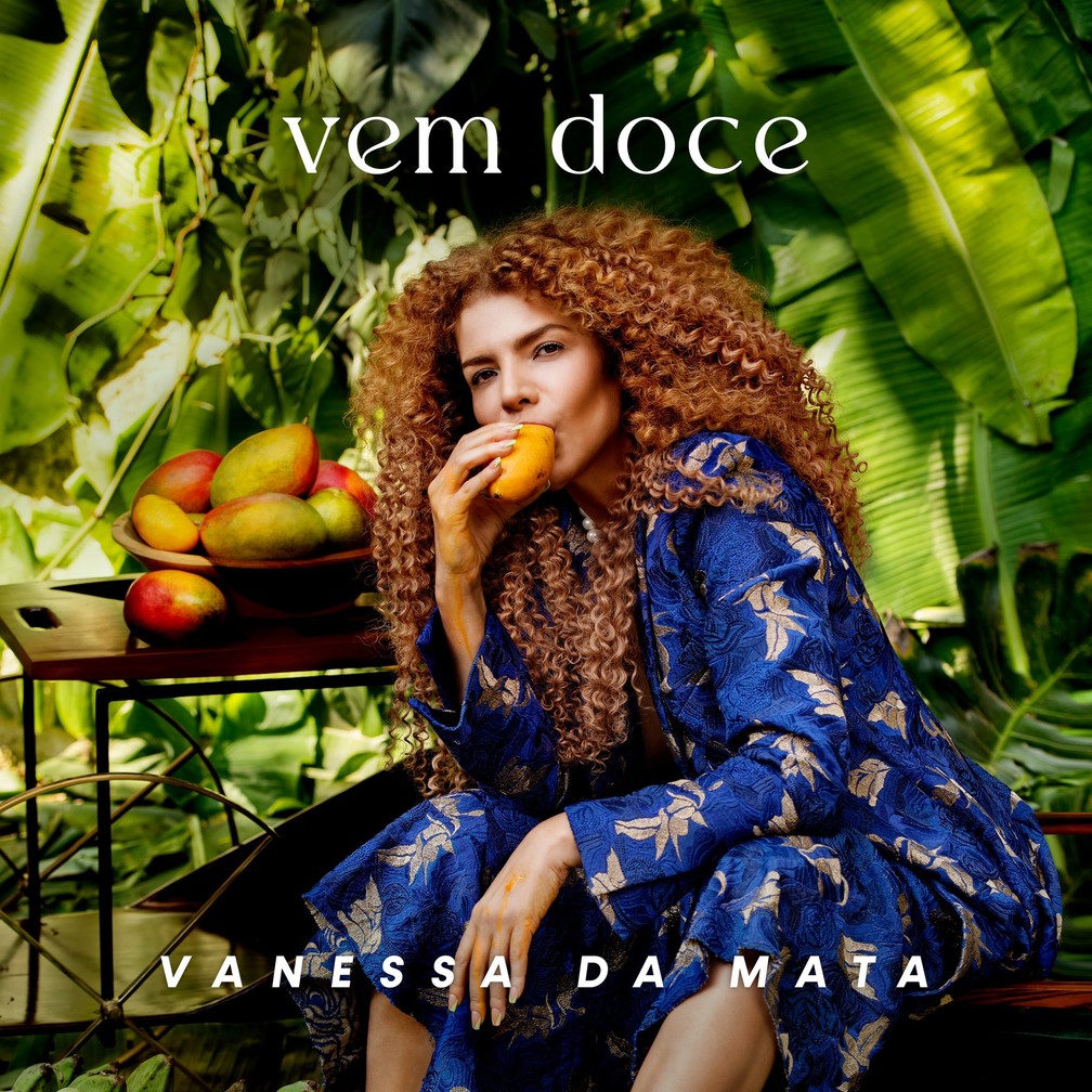Capa do single 'Vem doce', de Vanessa da Mata — Foto: Divulgação
