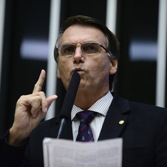 O deputado federal Jair Bolsonaro (Foto: Nilson Bastian/Câmara dos Deputados)