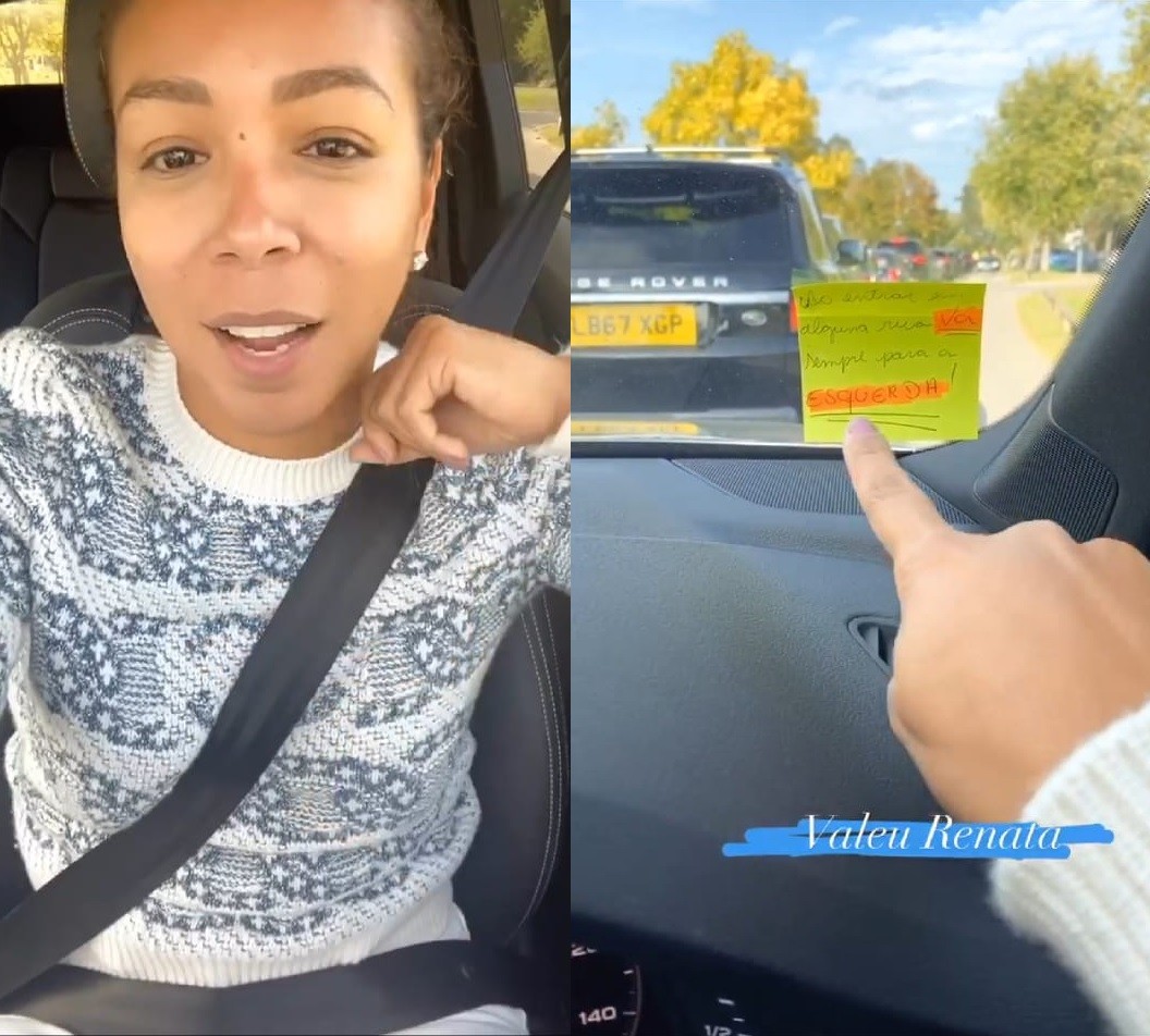 Belle Silva dá dicas de trânsito em Londres (Foto: Reprodução: Instagram)