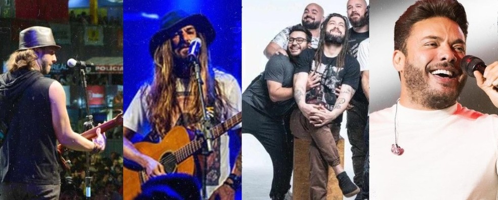 Falamansa, Armandinho, Maneva e Wesley Safadão fazem parte da programação do Na Praia — Foto: Foto: reprodução
