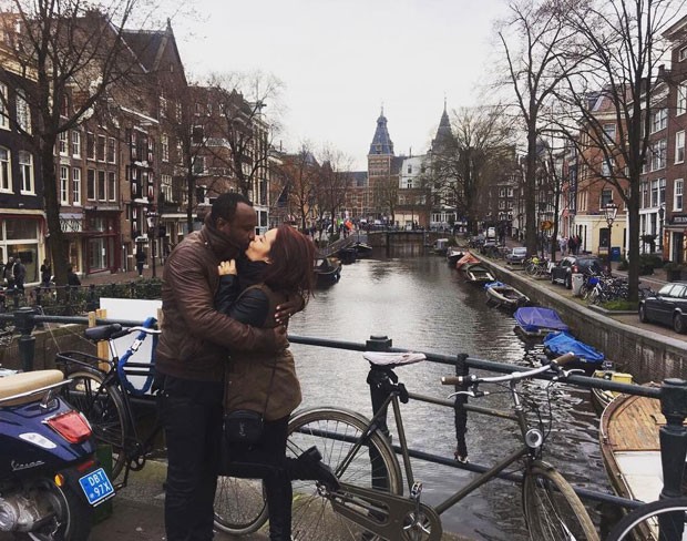 Thiaguinho e Fernanda: romance em Amsterdam (Foto: Reprodução Instagram)