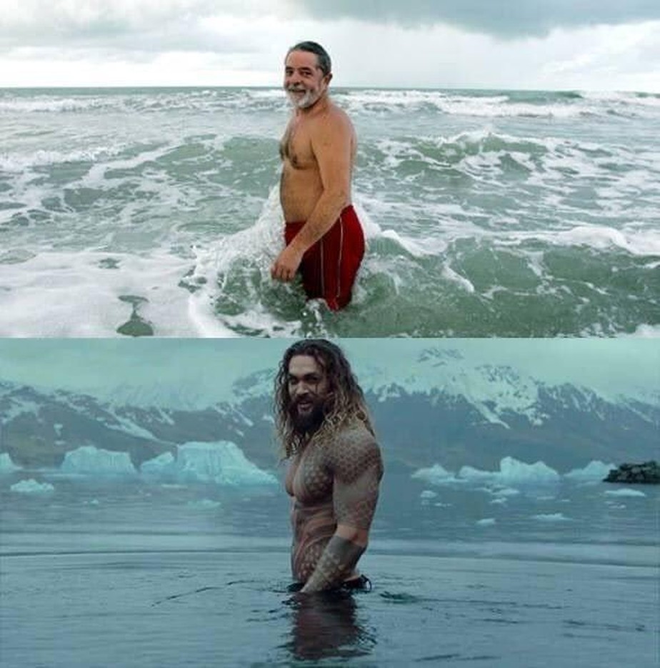 Apoio do ator Jason Momoa, o Aquaman, a Lula nas redes sociais vira meme  com fotos dos dois | Cultura | O Globo