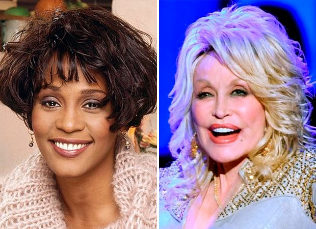 Whitney Houston e Dolly Parton (Foto: Reprodução/ Instagram)