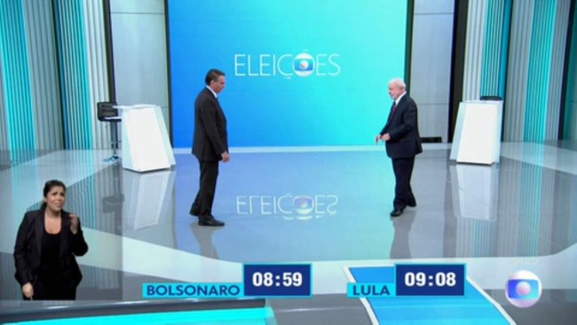 Debate na Globo: Lula e Bolsonaro voltam a debater sobre salário mínimo e bolsa família