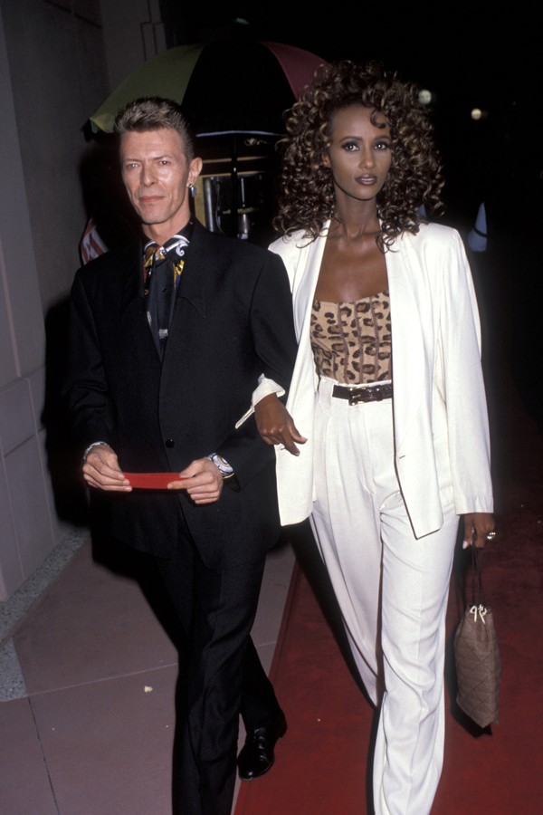 David Bowie and Iman (Photo by Ron Galella, Ltd./Ron Galella Collection via Getty Images) (Foto: Ron Galella Collection via Getty)