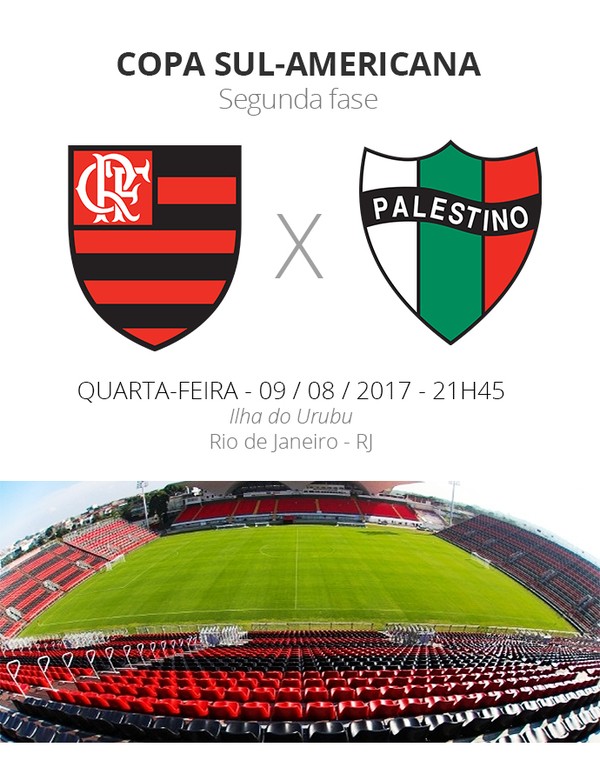 Sul-Americana: tudo o que você precisa saber de Flamengo x Palestino