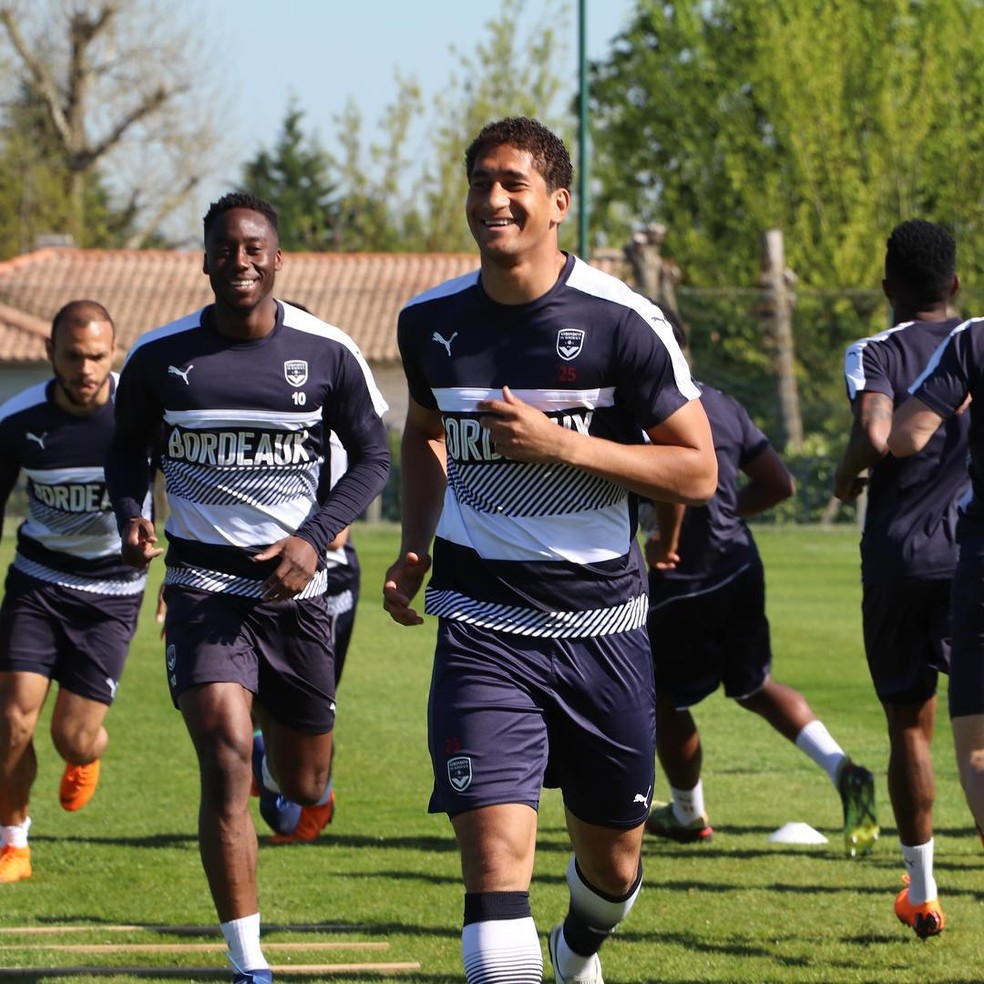 Pablo no treino do Bordeaux — Foto: Reprodução do Instagram