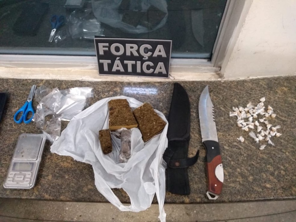 Material apreendido pela polícia. — Foto: PMRN/Divulgação