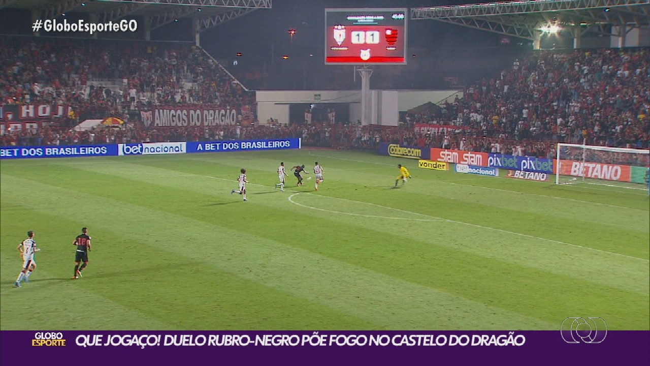 Atlético-GO empata com o Flamengo na estreia do Brasileirão