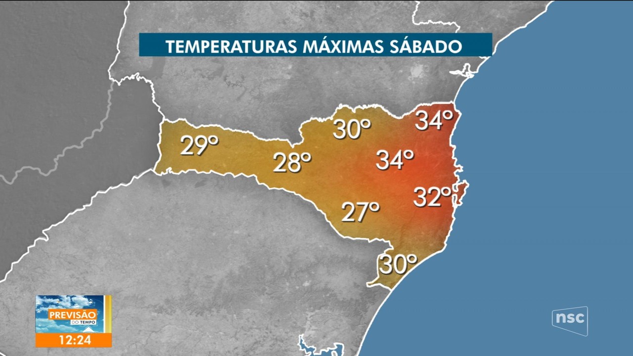 Previsão do tempo indica temporais isolados em SC e ...
