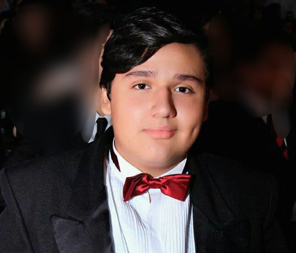O estudante Hernandes Montaño Silva morreu vítima do acidente — Foto: Cedida