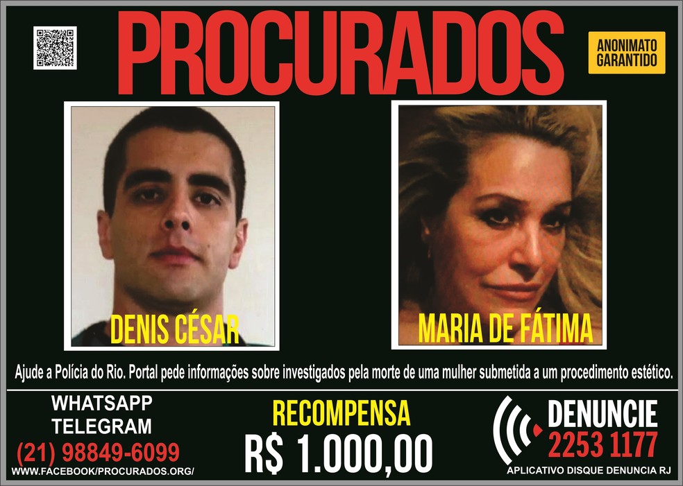 Disque Denúncia divulga cartaz com foto de médico procurado (Foto: Divulgação )