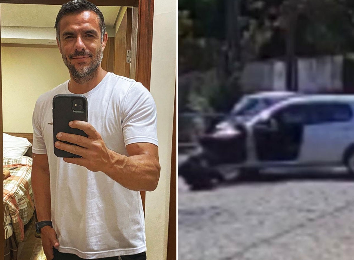 Daniel Saullo mostra vídeo de seu carro com freio de mão solto (Foto: Reprodução/Instagram)