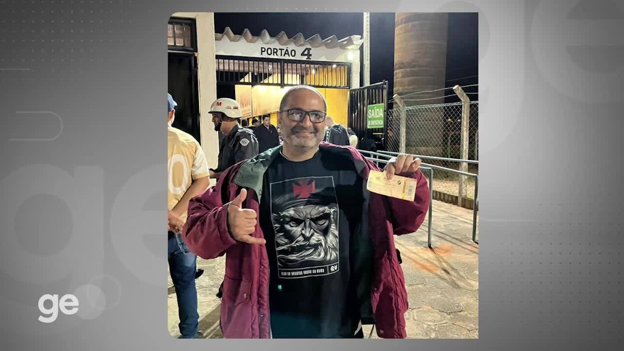No interior de São Paulo, torcedor do Vasco demonstra ser fã de Nenê