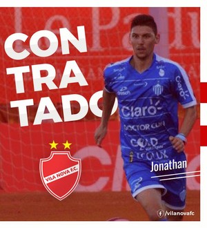 Vila Nova anuncia contratação de Jonathan (Foto: Reprodução / Instagram)
