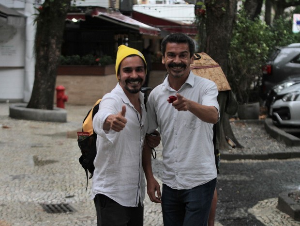 Os irmãos André Gonçalves e Marcello Gonçalves (Foto: Adão/AgNews)