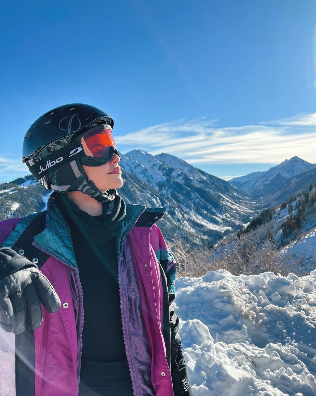 Agatha Moreira pratica snowboard em Aspen, no Colorado (Foto: Reprodução / Instagram)