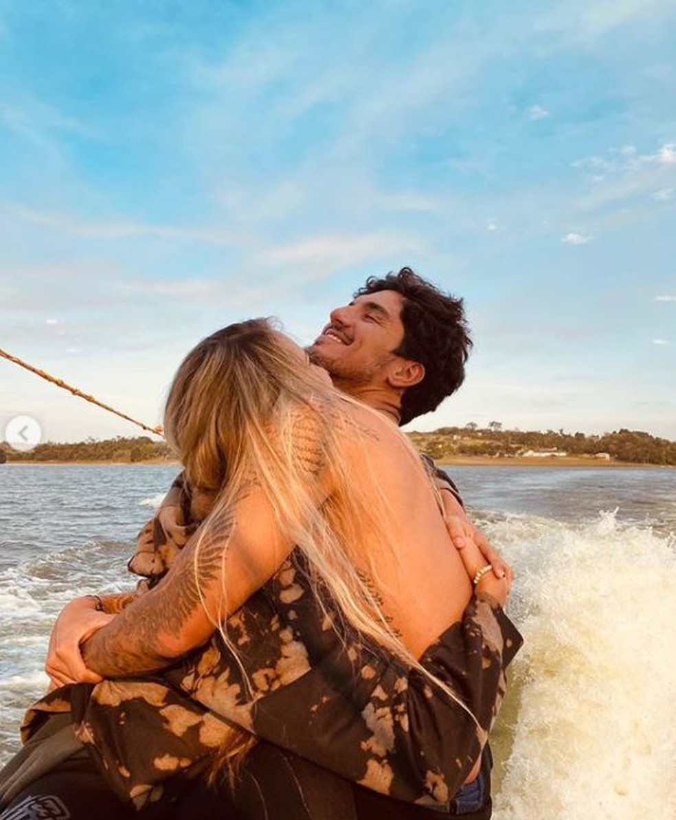Gabriel Medina se declarou para Yasmin Brunet — Foto: Reprodução/ Instagram