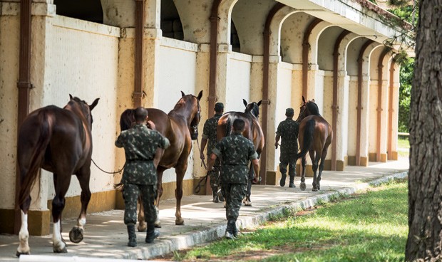 Instalações da Academia Militar das Agulhas Negras  (Foto: Luiz Maximiano)