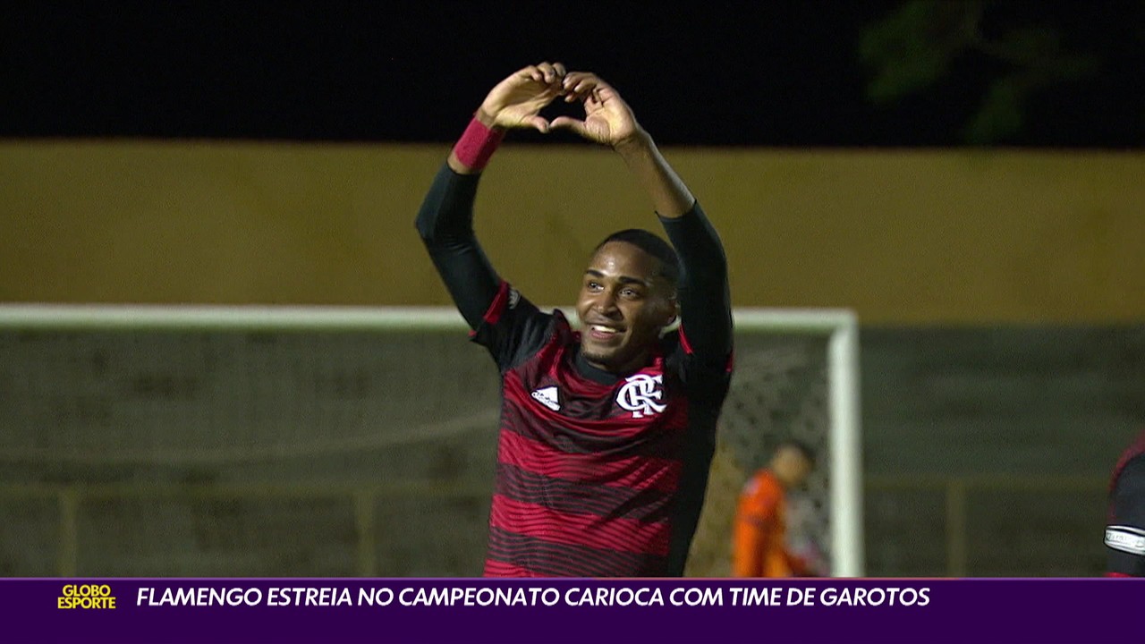 Flamengo estreia no Campeonato Carioca com time de garotos