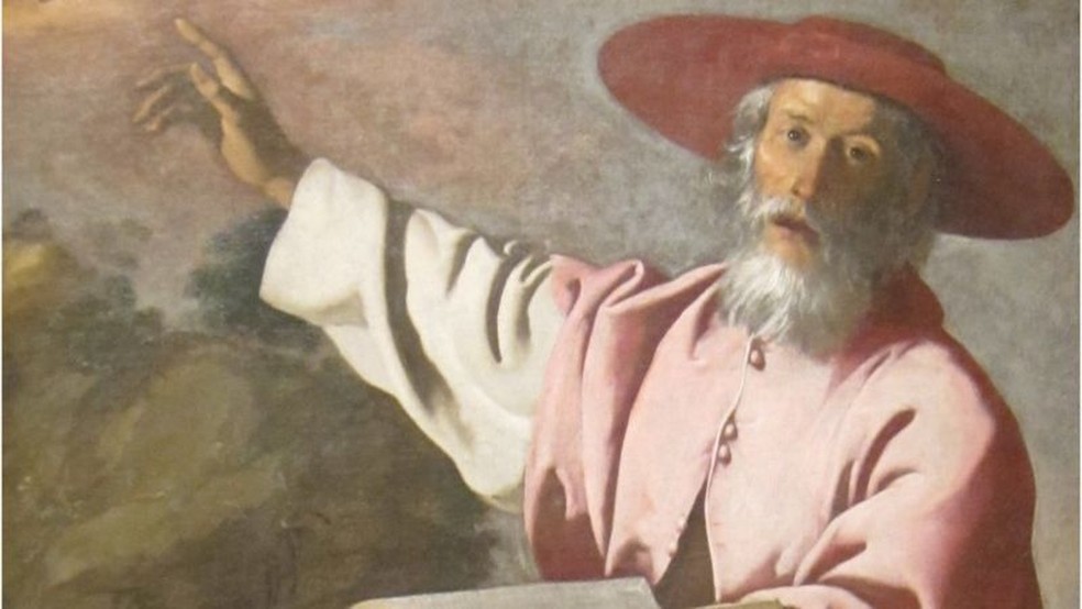 So Jernimo, em imagem pintada por Francisco de Zurbarn, do barroco espanhol: a ele  atribuda a autoria do antigo martirolgio onde constava a histria de Santo Expedito  Foto: DOMNIO PBLICO/via BBC