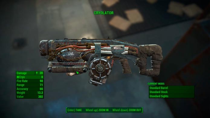 Saiba como conseguir a arma Cryolator em Fallout 4 (Reprodução/Tais Carvalho)