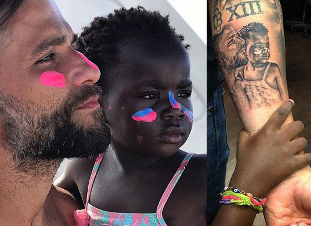 Bruno Gagliasso e a tatuagem feita para Titi (Foto: Reprodução Instagram)