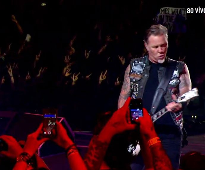Metallica no Palco Mundo (Foto: Gshow)