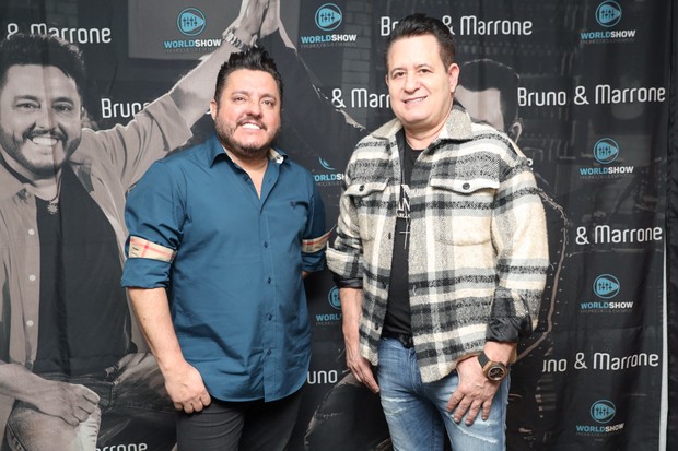 Bruno e Marrone (Foto: Lucas Ramos / AgNews)
