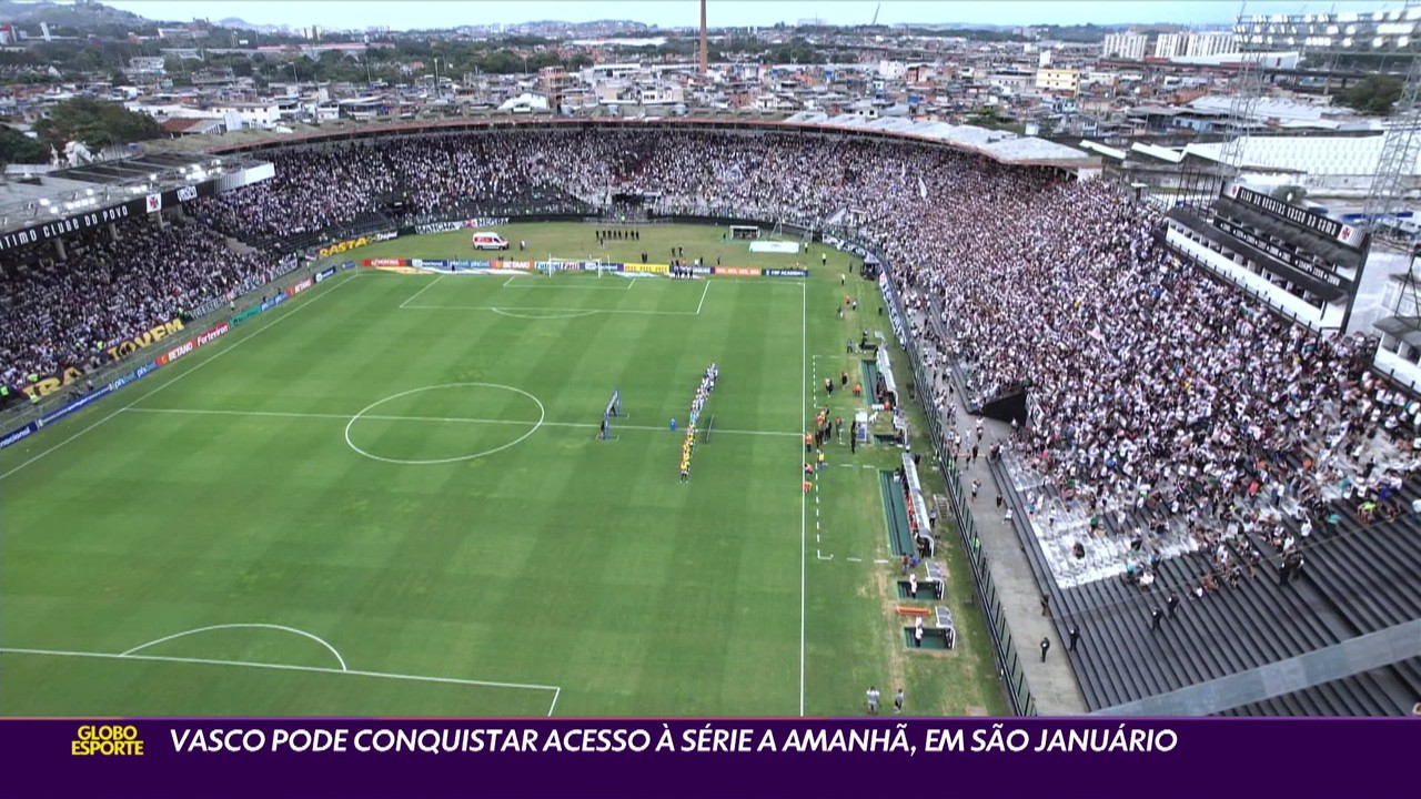 Vasco busca o acesso antecipado &agrave; S&eacute;rie A em casa com apoio da torcida