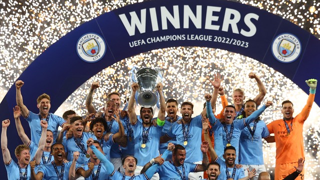 Manchester City, já classificado, vence mais uma na ChampionsJogada 10