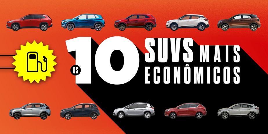 Os 10 SUVs mais econômicos do mercado