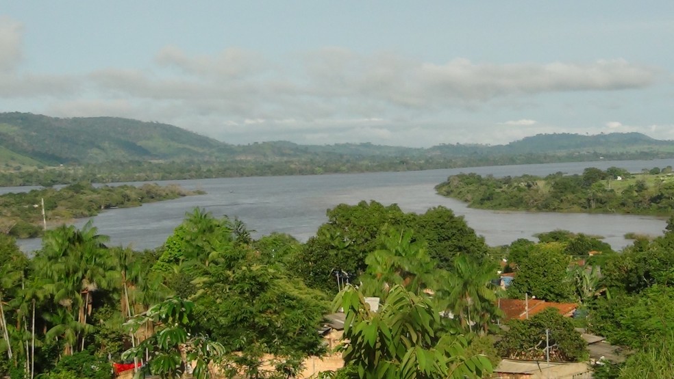 Encontro das águas dos rios Fresco e Xingu em São Félix (PA). — Foto: Taymã Carneiro / g1