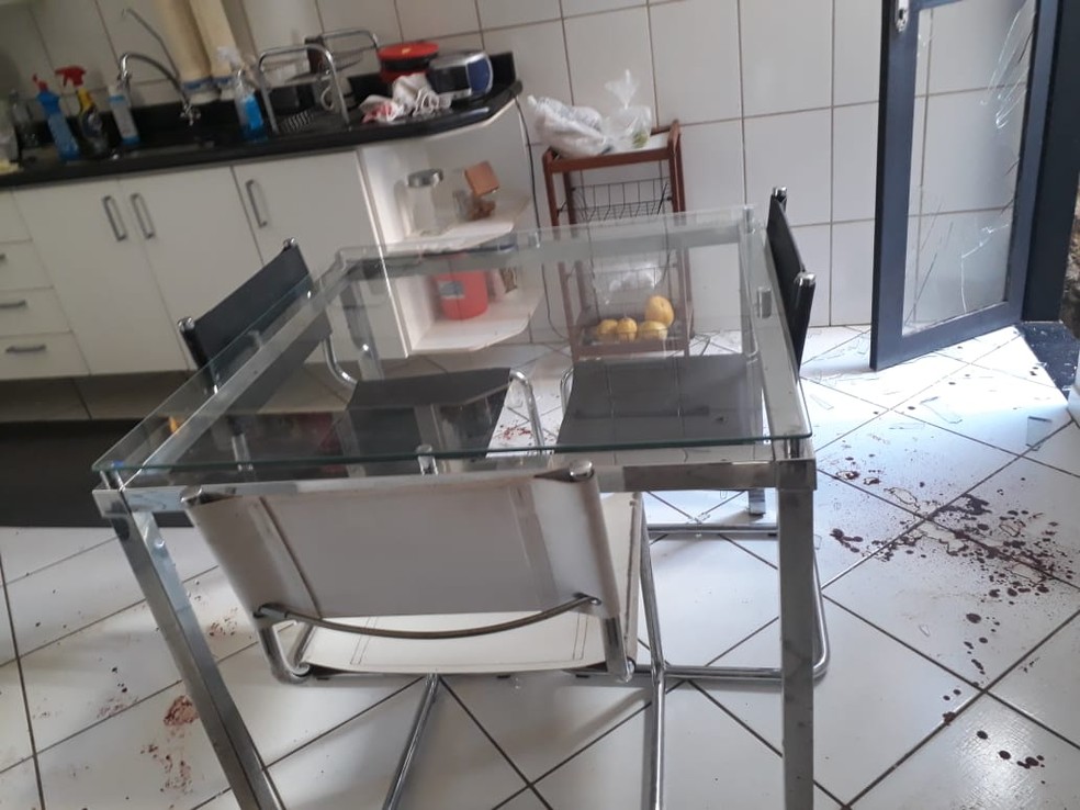 Local onde ocorreu a tentativa de homicídio em MS — Foto: G1 MS