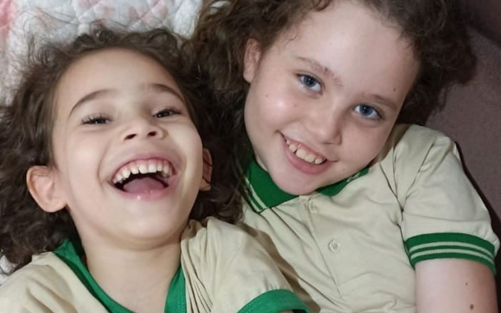 Maria Alice, de 6 anos, e Lavínia Souza, de 10, encontradas mortas em Edéia, Goiás; Izadora Alves confessou o crime — Foto: Reprodução/Redes Sociais
