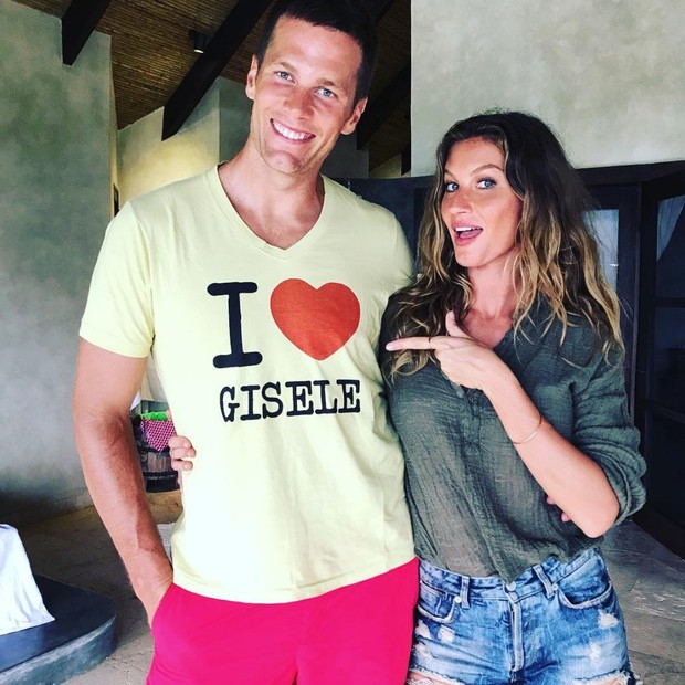 Tom Brady e Gisele Bündchen (Foto: Instagram Tom Brady/ Reprodução)