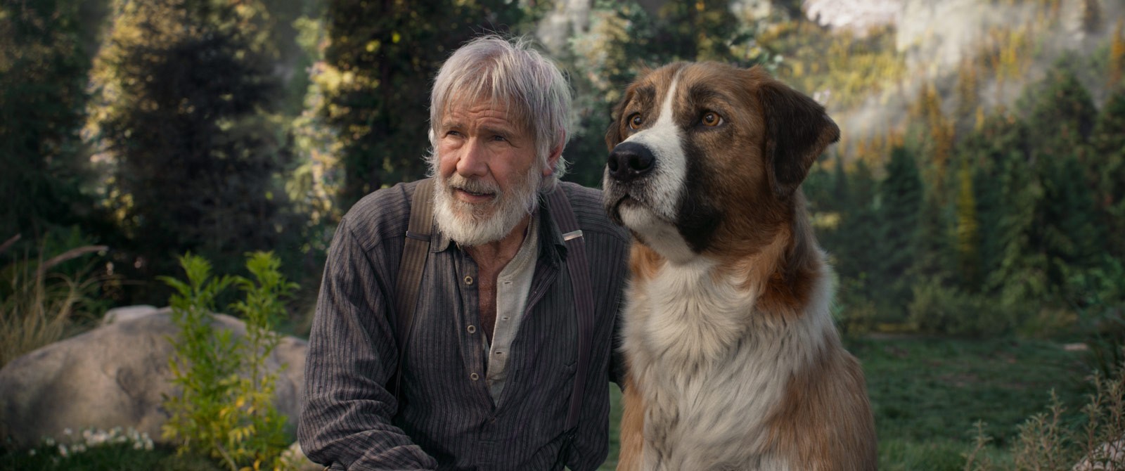 4 filmes tocantes sobre animais que você não pode deixar de assistir. Acima: Harrison Ford em "O Chamado da Floresta" (Foto: Divulgação)