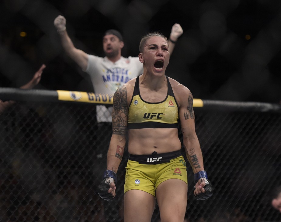 Jessica Andrade Recebe Quase R 400 Mil Em Bonus Apos Conquista De Cinturao No Ufc Rio 10 Combate Sportv