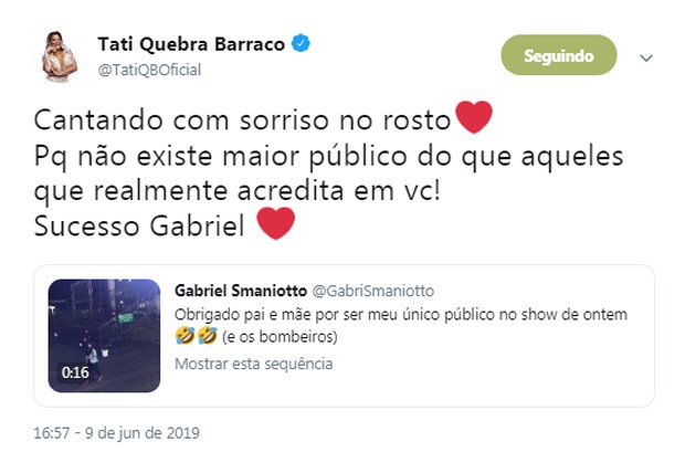 Tati Quebra Barraco (Foto: Reprodução/Twitter)