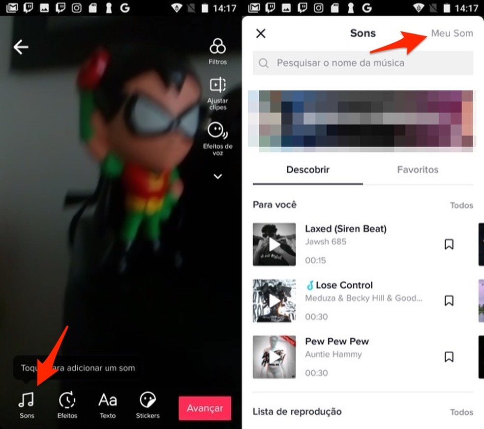 como adicionar som no tiktok redes sociais techtudo