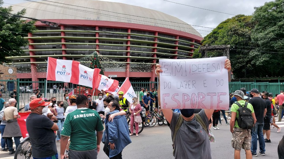 Protesto na Zona Sul de SP — Foto: Rodrigo Rodrigues/G1