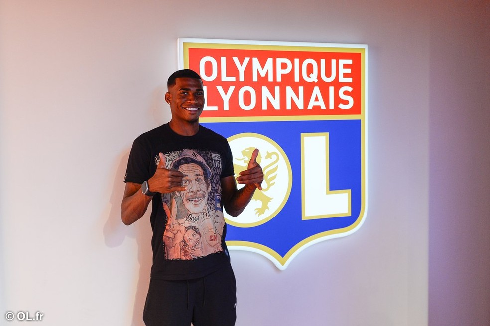 Jean Lucas foi vendido ao Lyon — Foto: Site oficial do Lyon