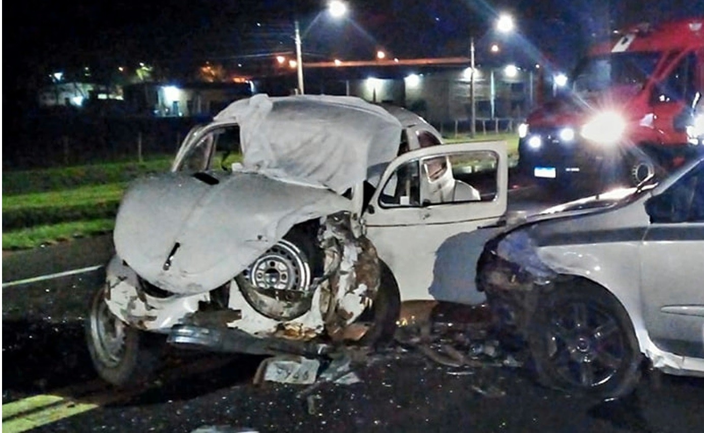 Passageiro de Fusca morre após acidente em estrada do RS, diz polícia