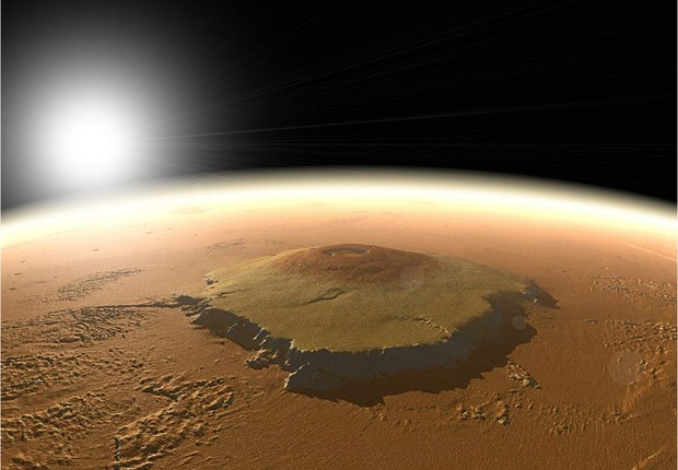 Olympus Mons (Foto: Reprodução/Nasa)