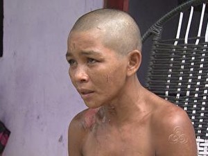 grávida torturada marido Amazonas (Foto: Reprodução/Rede Amazônica)