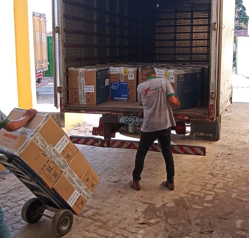 Novas doses de vacina contra a Covid-19 chegam ao Piauí — Foto: Divulgação/Sesapi