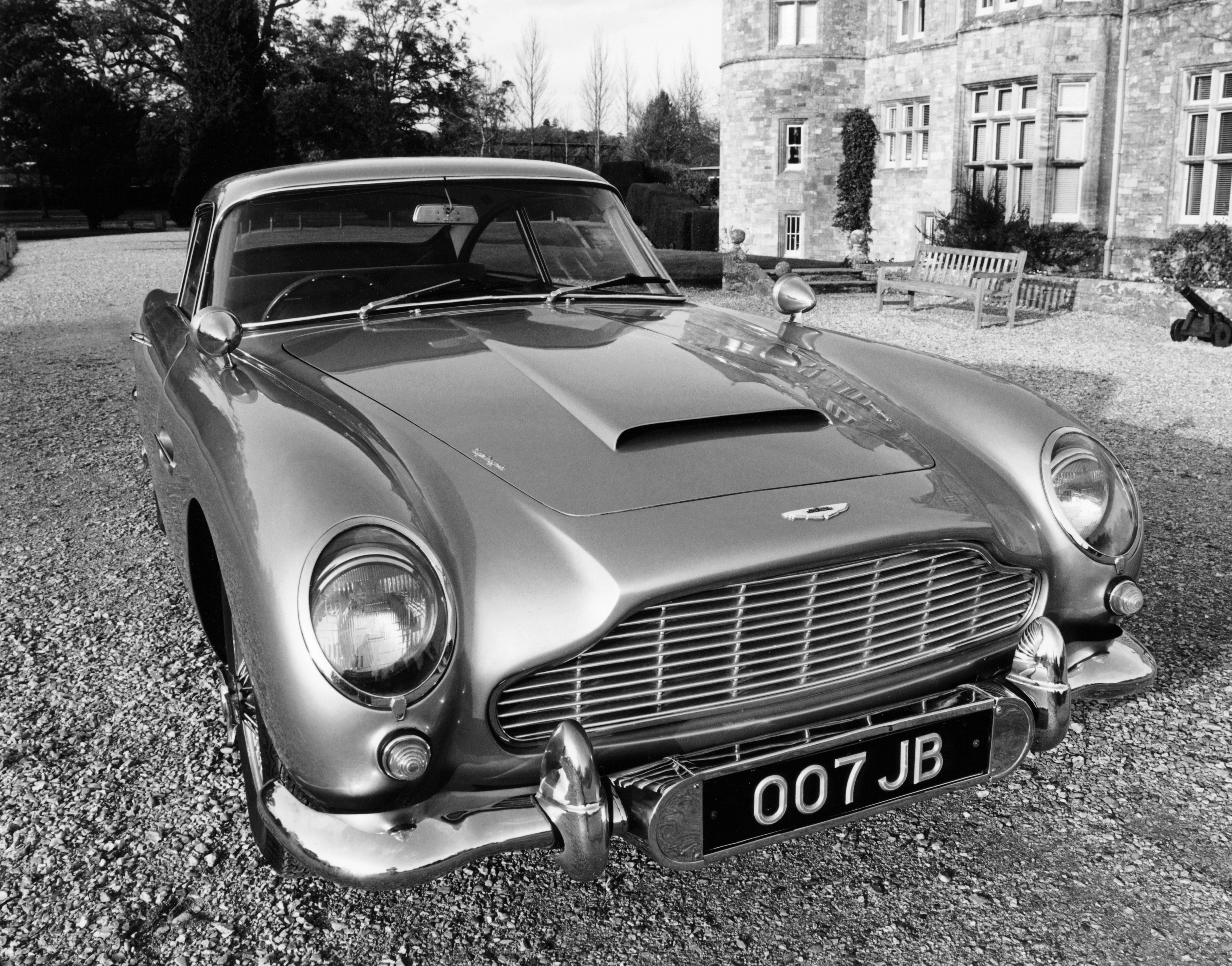 Aston Martin DB5 de James Bond, usado no filme Goldfinger. (Foto: National Motor Museum / Heritage Images / Getty Images)