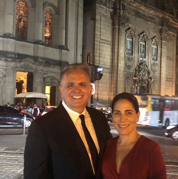 Orlando Morais e Gloria Pires estiveram no casamento (Foto: Reprodução Instagram)