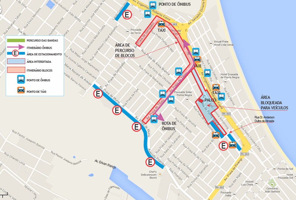 Polo Ponta Negra — Foto: Divulgação/STTU