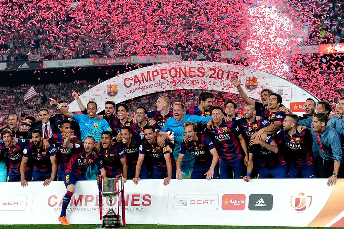 Barcelona título Copa do Rei (Foto: AFP)